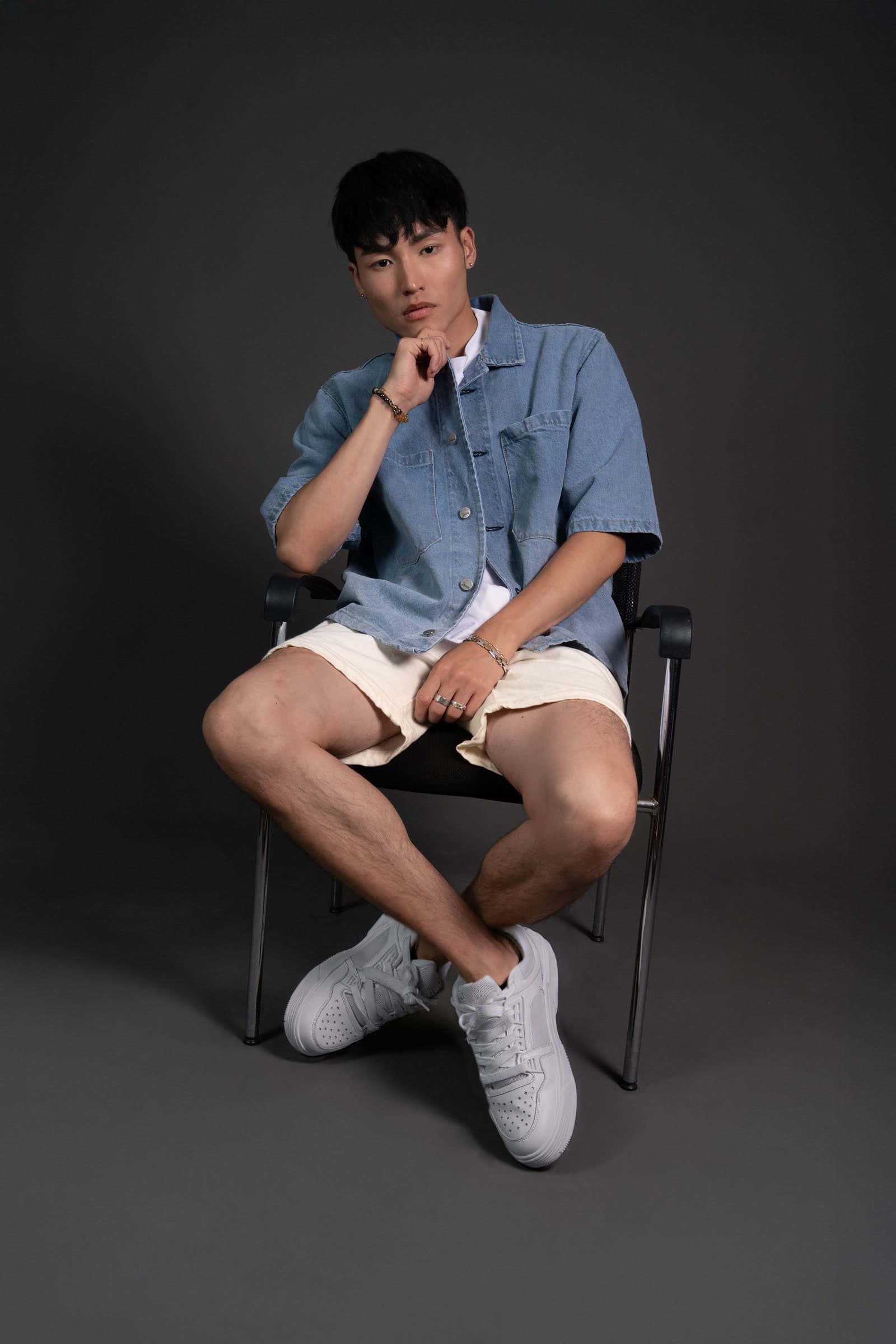camisa denim — foto 4